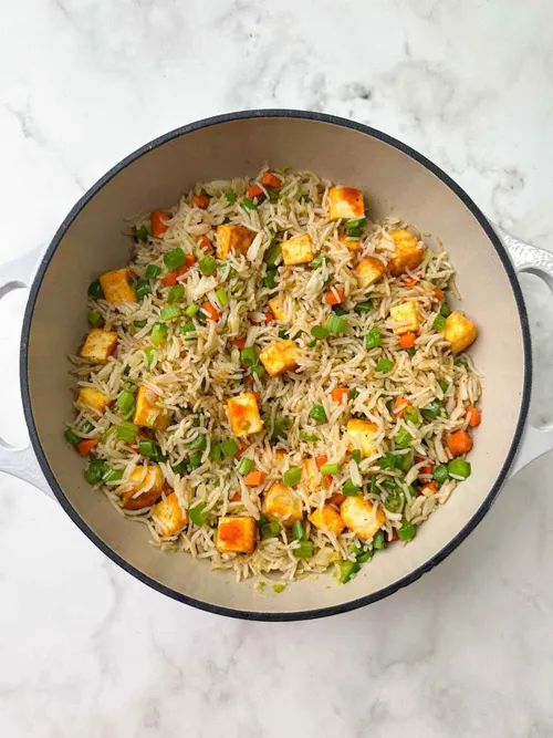 Paneer Fried Rice Half